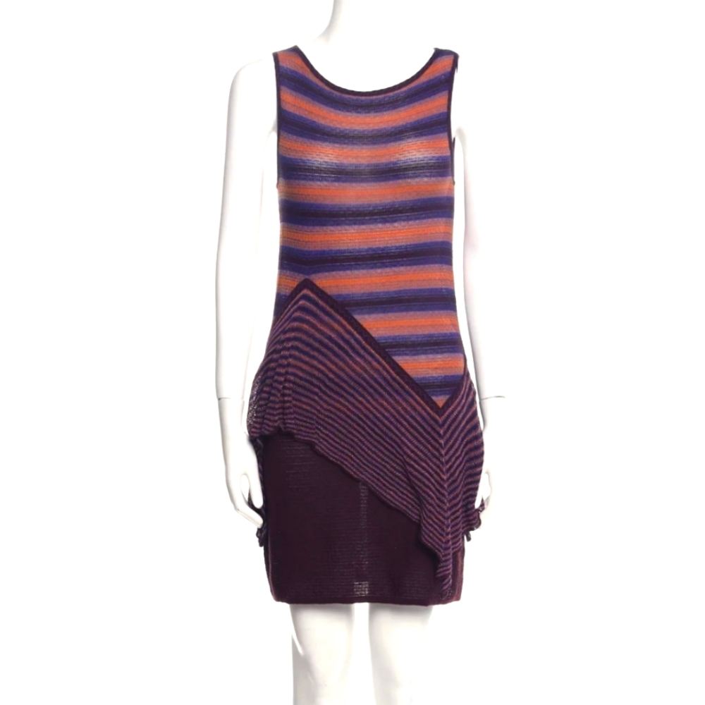 M by MISSONI Striped Mini Dress Small US Size 4